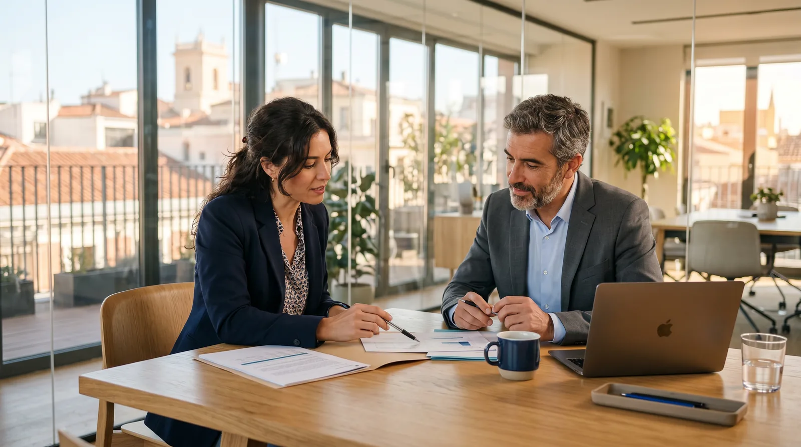 Professional-services content generated by CustomIQ